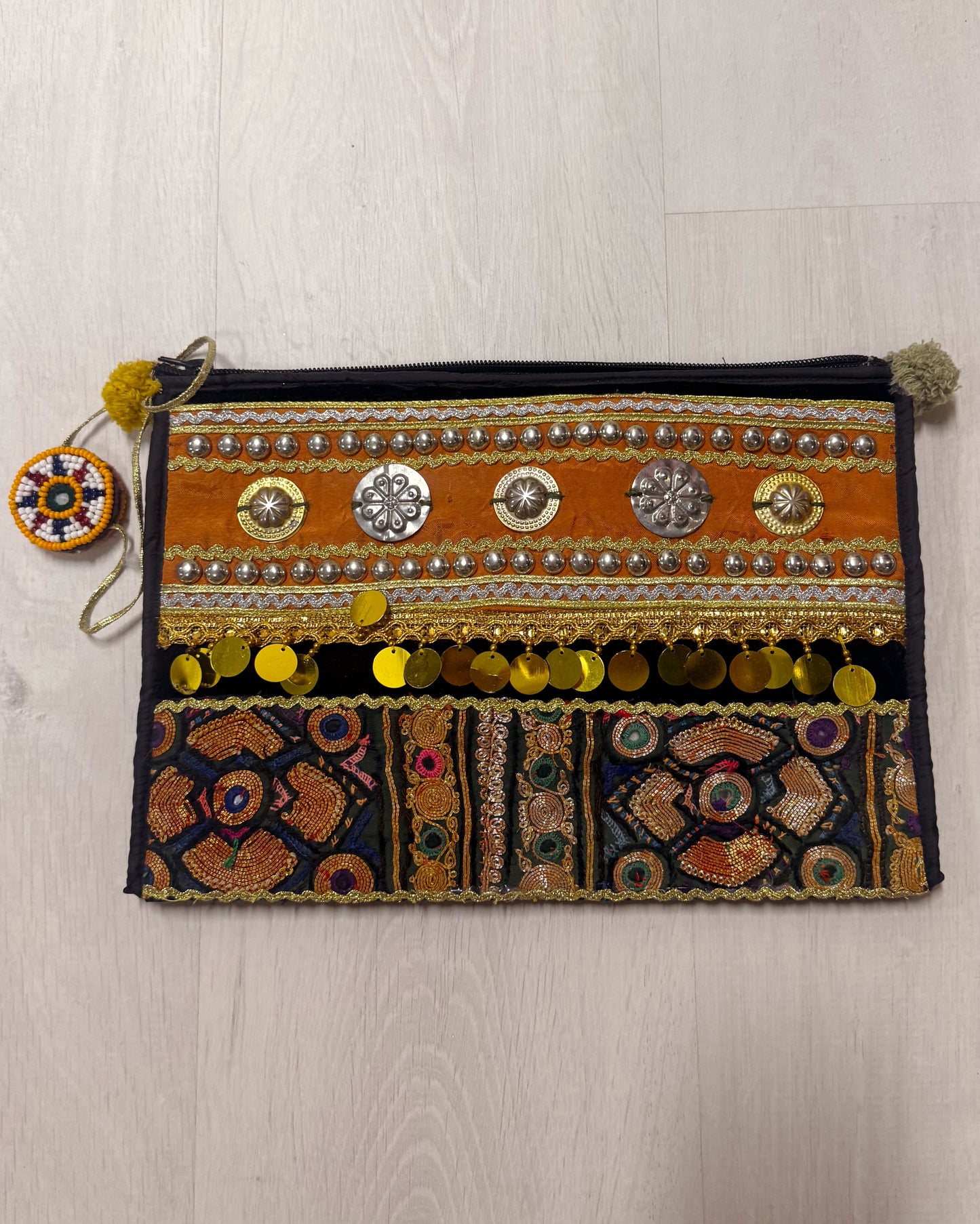 Embroidered Clutch