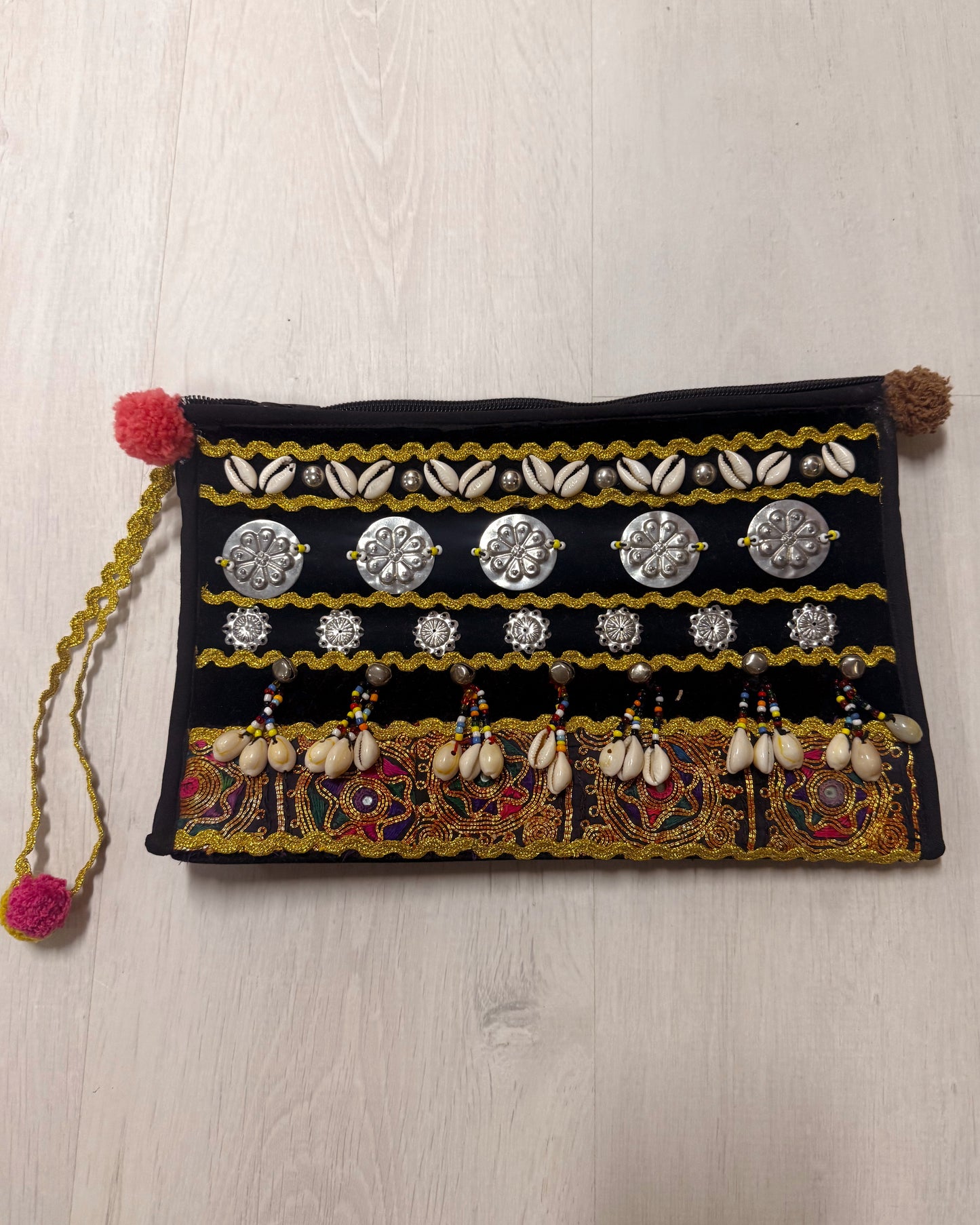 Embroidered Clutch