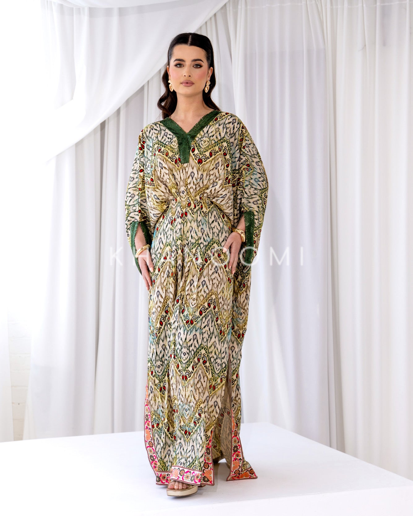 Luxe Ivory Kaftan