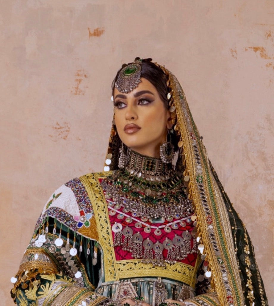 Green Bridal Set