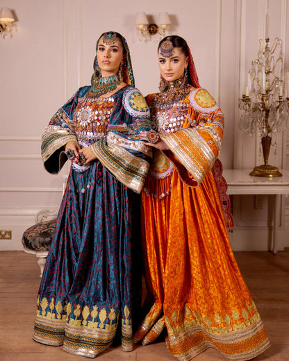Style 2 - Blue / Orange