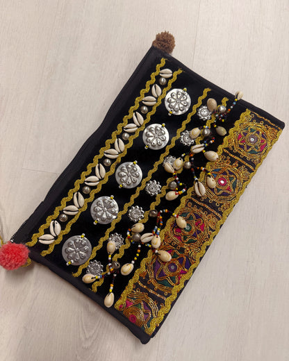 Embroidered Clutch
