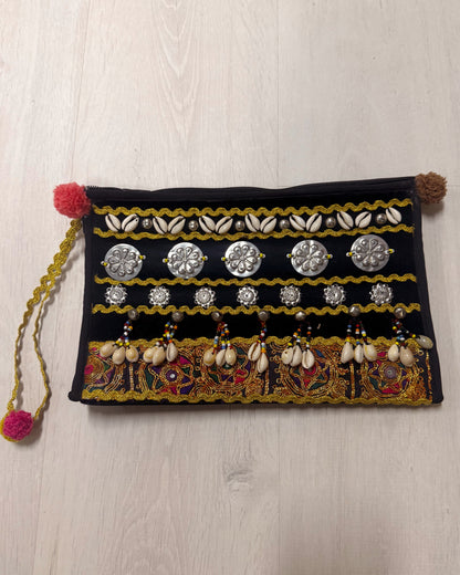 Embroidered Clutch