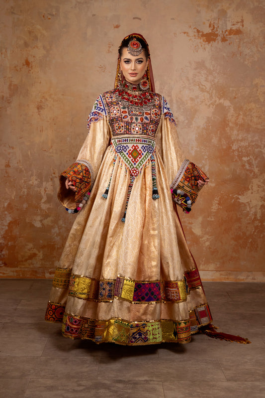 Banaras Embroidered Dress