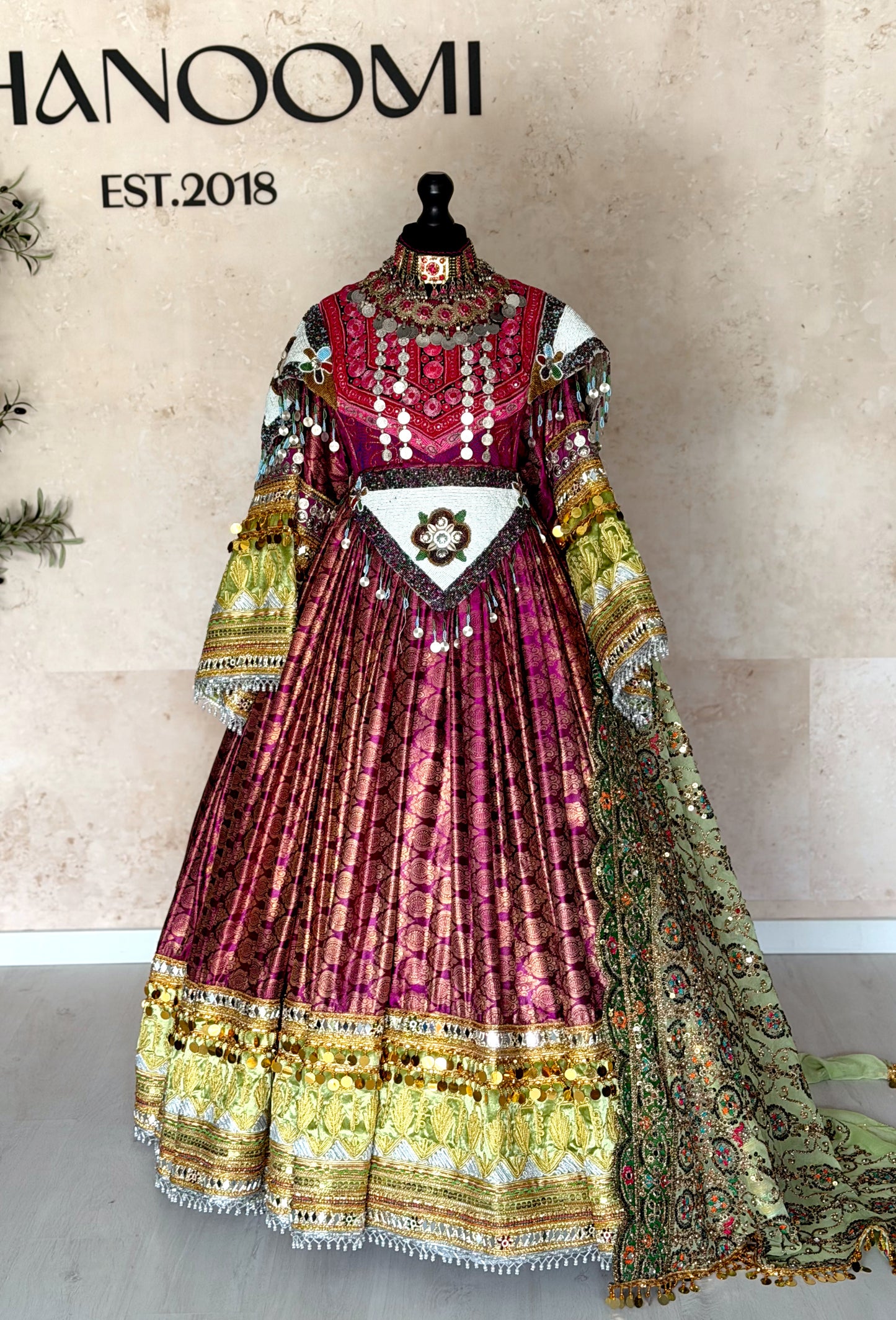 Purple Banaras Dress